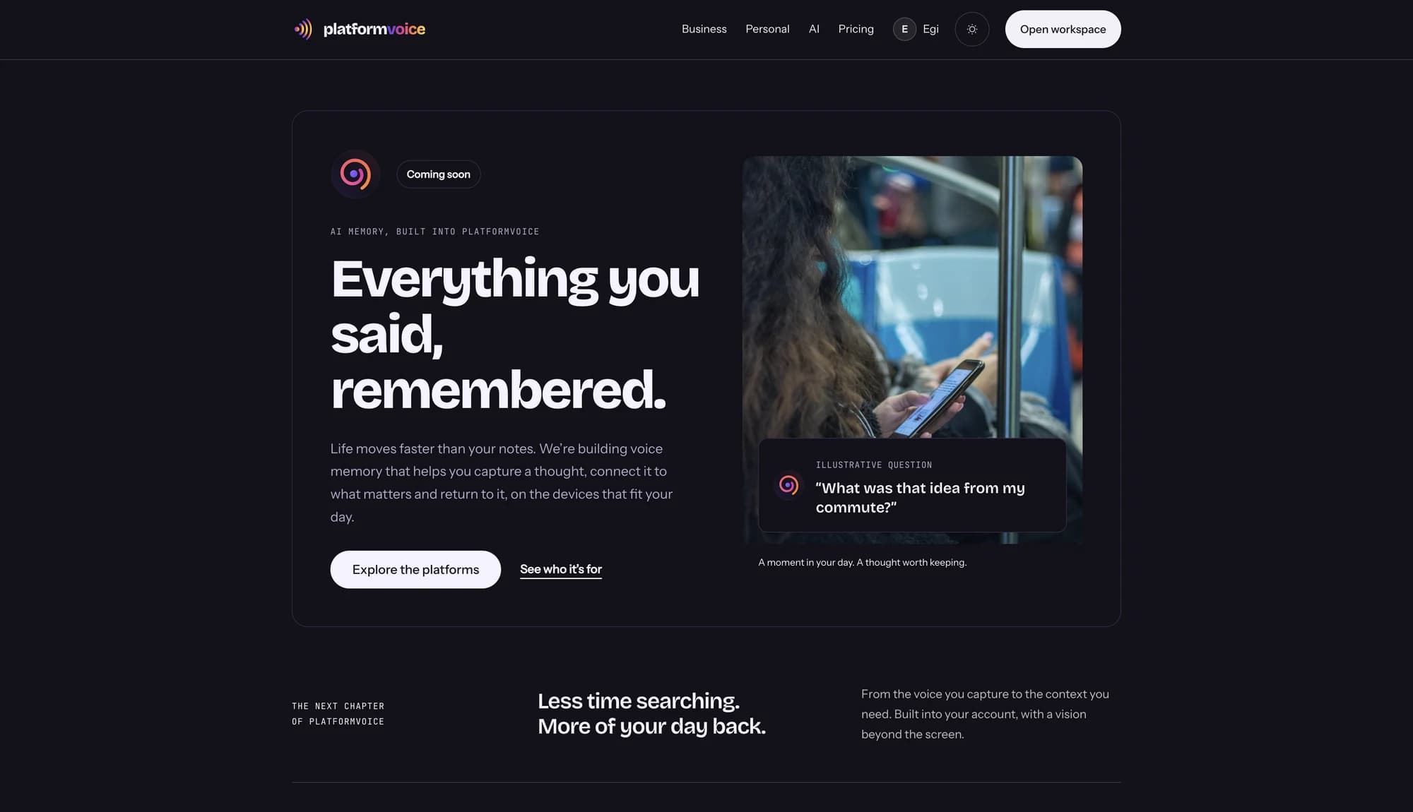 NeocortAI public preview introducing private voice memory